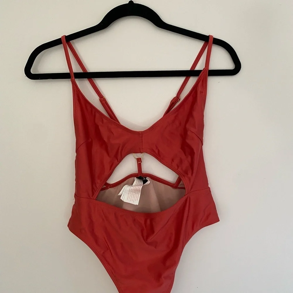 MinkPink Coral Reef cut out one piece swimsuit